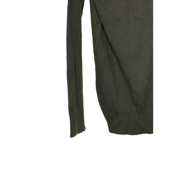 Gap Women's Cardigan Sweater Cotton Button Up Relaxed Fit Cozy Green Medium NWT - Picture 8 of 10